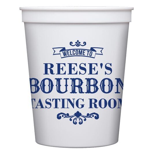 Bourbon Tasting Room Stadium Cups